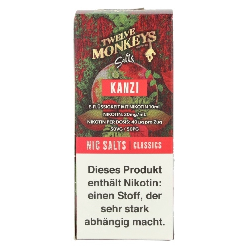Twelve Monkeys Kanzi Nic Salts 10ml
