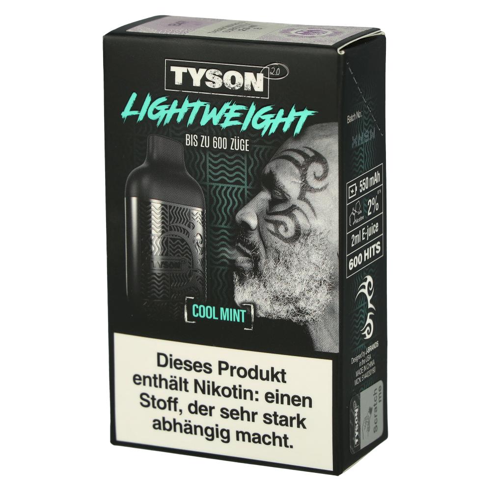 Tyson 2.0 Lightweight Cool Mint 20mg Einweg E-Zigarette