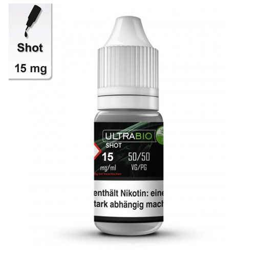 ULTRABIO Nikotin Shot 15mg/ml 50/50