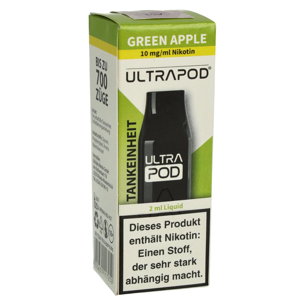 UltraBio Ultrapod Green Apple 1x2ml 10mg