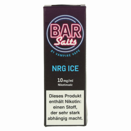 Vampire Vape Bar Salts NRG Ice Nikotinsalz Liquid 10mg