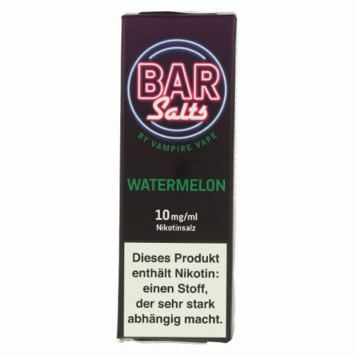 Vampire Vape Bar Salts Watermelon Nikotinsalz Liquid 10mg