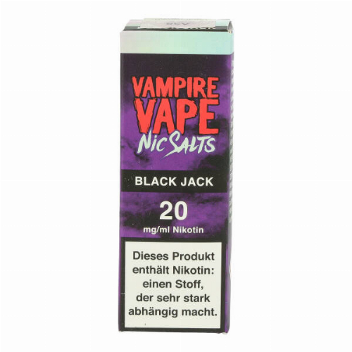 Vampire Vape Nikotinsalz Liquid Black Jack 20mg
