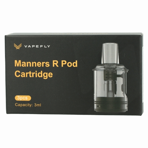 Vapefly Manners R Pod Cartridge 1,0 Ohm 3 Stk.