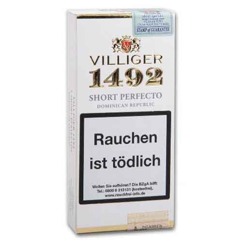 Villiger 1492 Zigarren Short Perfecto 3Stk.