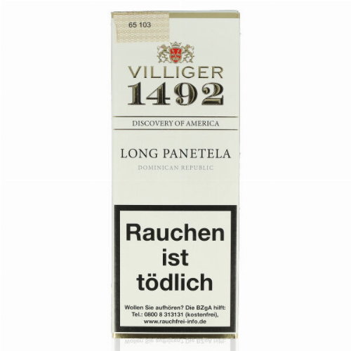 Villiger Zigarren 1492 Long Panatela 4Stk.