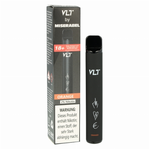 VLT by Miserabel 800 Einweg E-Zigarette 20mg Orange