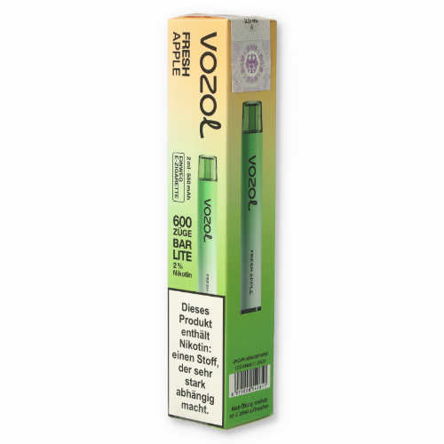 Vozol Bar Lite Fresh Apple Einweg E-Zigarette 20mg