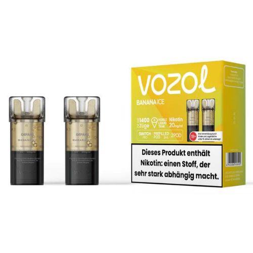 Vozol Switch Pro Prefilled Pod 2 x 2ml Banana Ice 20mg