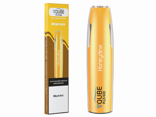 VQUBE Plus 600 E-Shisha Honeydew Aroma ohne Nikotin