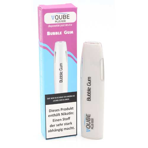 VQUBE Plus 600 E-Shisha Bubble Gum Aroma 16mg