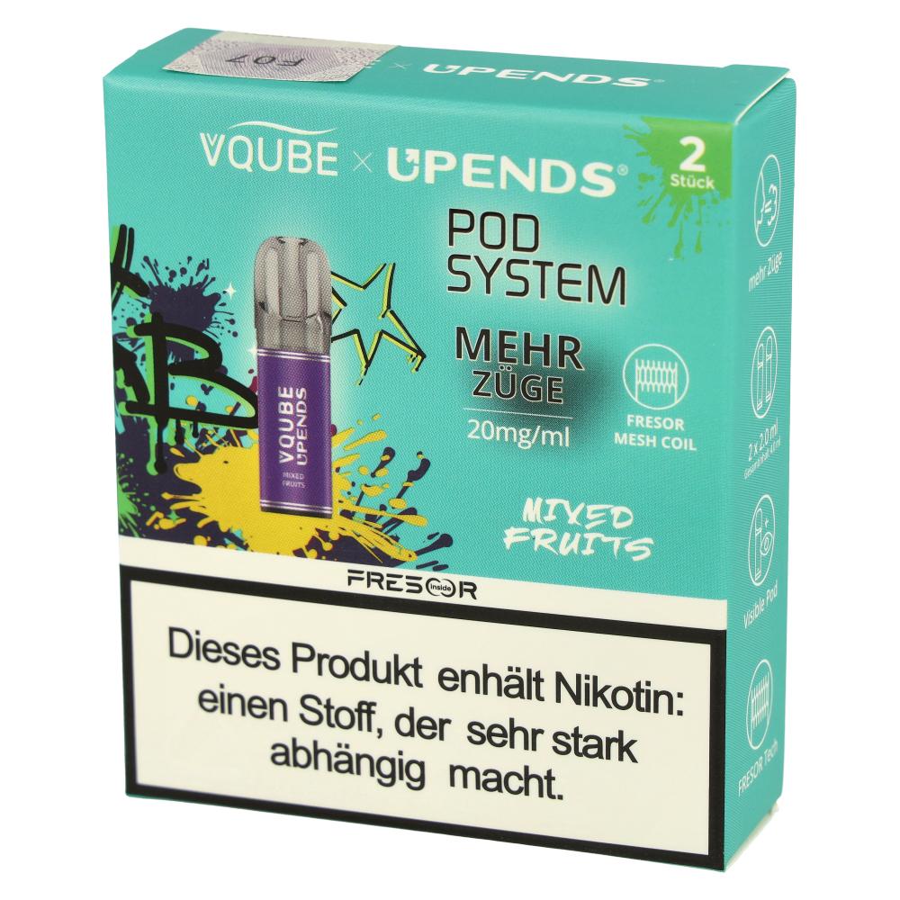 Vqube Upends Mixed Fruits Pods 2 x 2ml 20mg