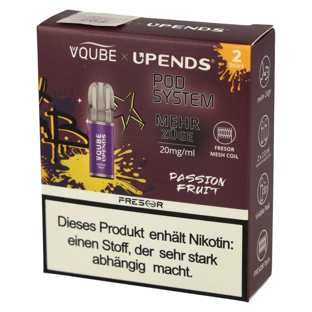 Vqube Upends Passion Fruit Pods 2 x 2ml 20mg