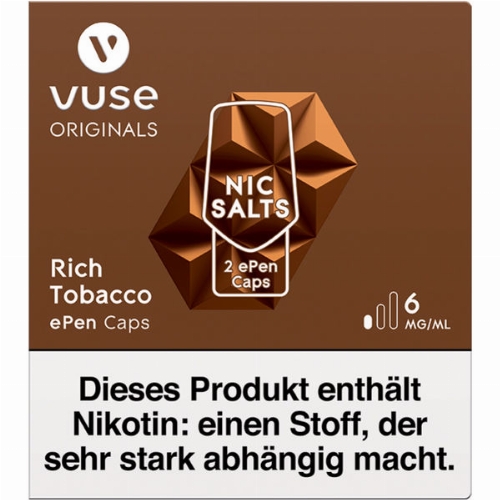 Vuse ePen Caps Rich Tobacco 6mg