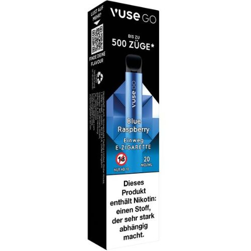 Vuse Go Einweg E-Zigarette Blue Raspberry 20mg/ml Nikotin