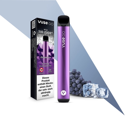 Vuse Go Einweg E-Zigarette Grape Ice 20mg/ml Nikotin
