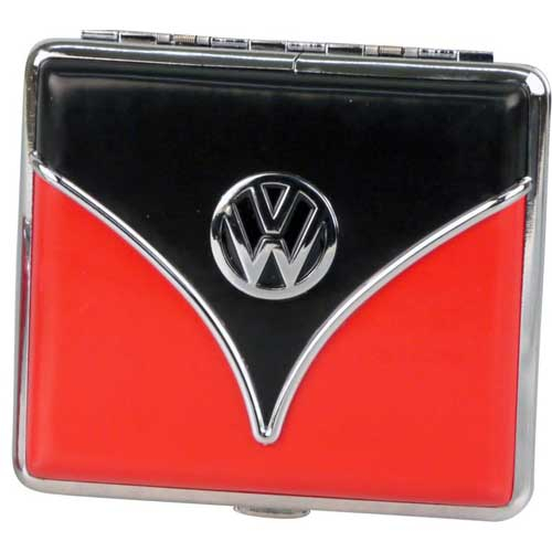 VW Zigarettenetui Schwarz-Rot