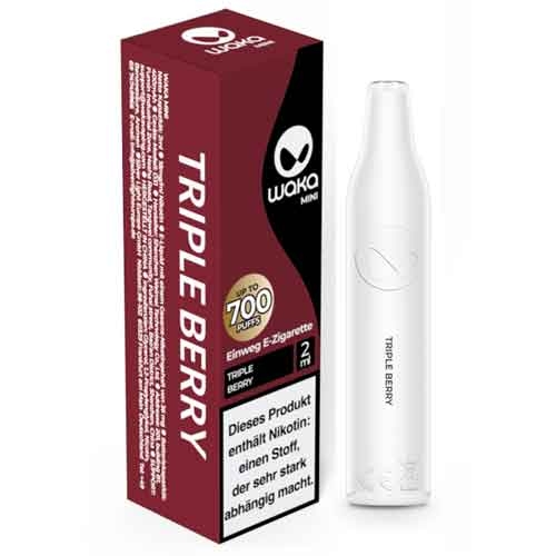 Waka Mini 700 Einweg E-Zigarette Triple Berry Aroma 18mg Nikotin