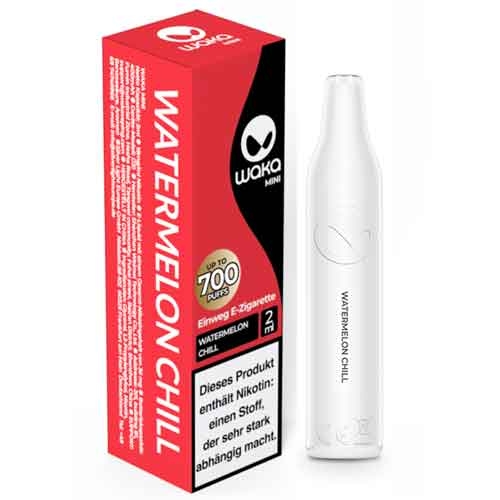 Waka Mini 700 Einweg E-Zigarette Watermelon Chill Aroma 18mg Nikotin