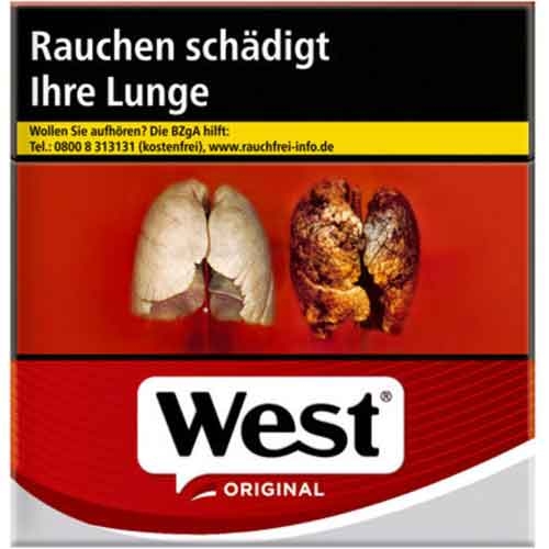 West Red Zigaretten Einzelpackung (1x60)