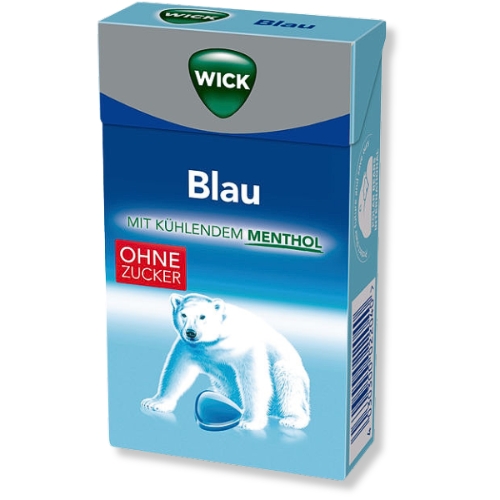 Wick Blau Hustenbonbons Menthol 46g