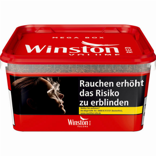 Winston Tabak Rot 140g Mega Box Volumentabak
