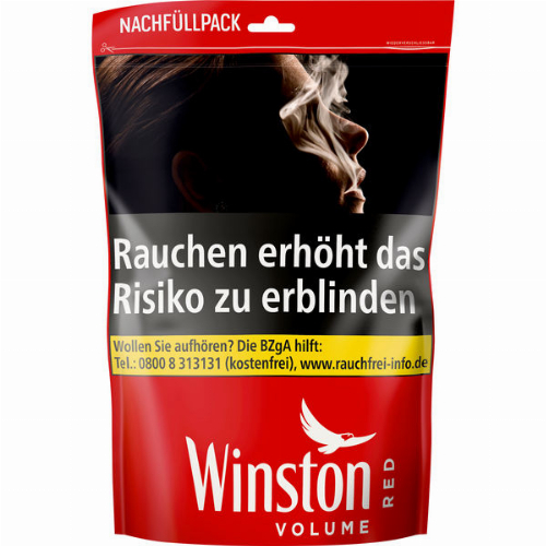 Winston Tabak Rot 160g Beutel Volumentabak