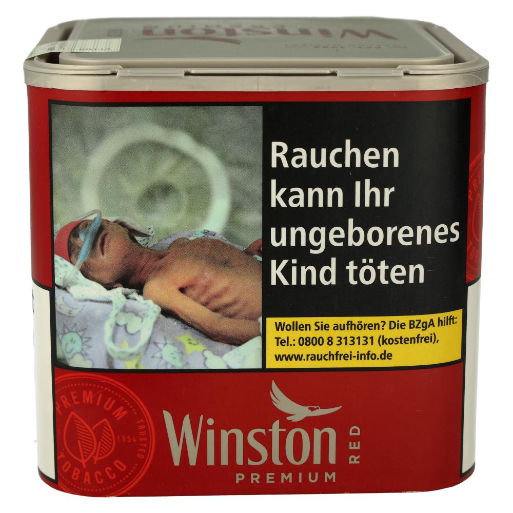 Winston Tabak Rot 70g Dose Zigarettentabak