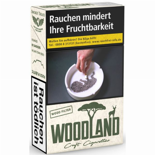 WOODLAND Craft Cigarettes WOOD FILTER (10x20)