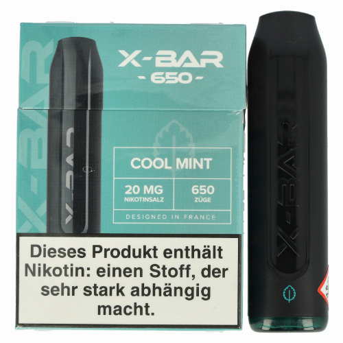 X-Bar Mini Einweg E-Zigarette Cool Mint 20mg