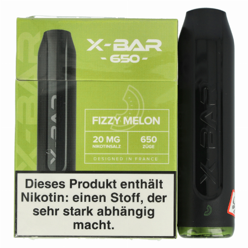 X-Bar Mini Einweg E-Zigarette Fizzy Melon 20mg