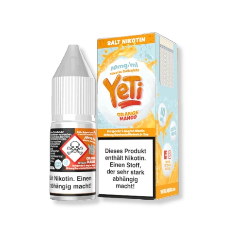 Yeti Orange Mango Nikotinsalz Liquid 10mg/ml