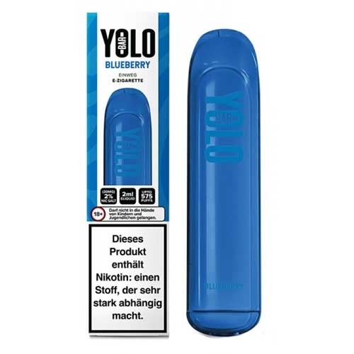 Yolo Bar 575 Einweg E-Zigarette Blueberry Aroma 20mg