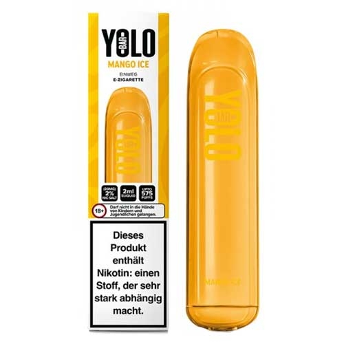 Yolo Bar 575 Einweg E-Zigarette Mango Ice Aroma 20mg