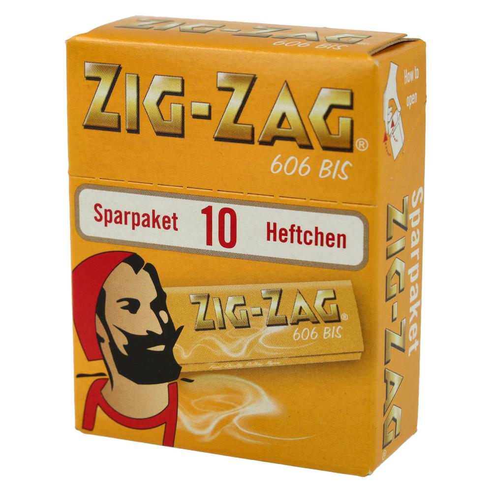 Zig-Zag Zigarettenpapier Sparpaket 10x50 Blättchen