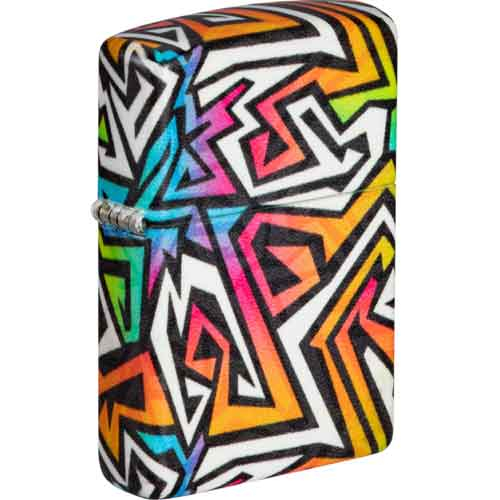Zippo Feuerzeug color 540° Colorful Graffiti