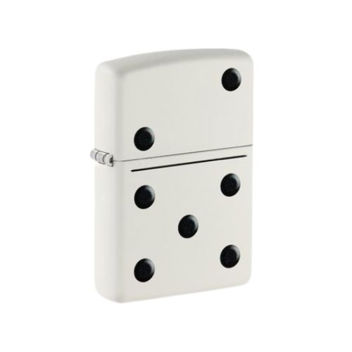 Zippo Feuerzeug Domino Weiß