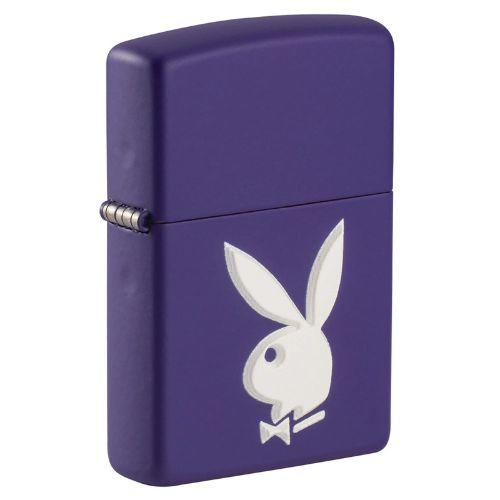 Zippo Feuerzeug Playboy Purple Lila/Weiß