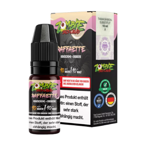 Zombie Nikotinsalz Liquid Raffaette 10mg