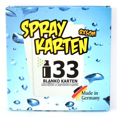 Aroma Spray Karten (33 x Blanko Karten)