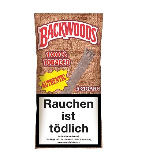Backwoods Authentic Zigarren  (ehem. Aromatic) 100 % Tobacco