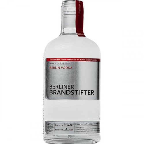 Berliner Brandstifter Vodka 43.3% vol. 0,7L