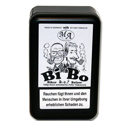Biker & Bolzer BiBo Pfeifentabak mit Aroma 100g Dose
