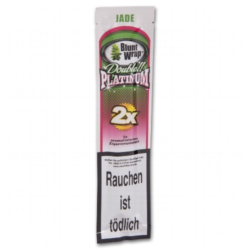 Blunt Wraps Zigarrenumblatt Double Platinum Jade (Wassermelone)