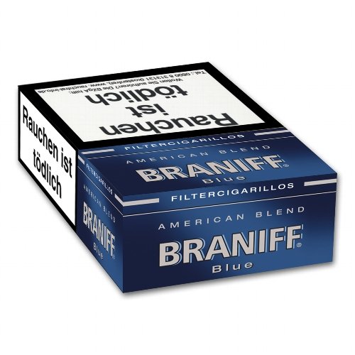 Braniff Filterzigarillos American Blend Blue 17er