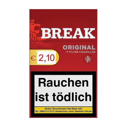 Break Original Filterzigarillos Rot Full Flavour 17er