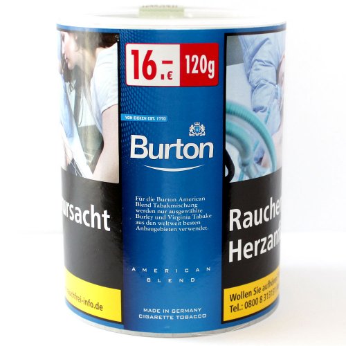 Burton Tabak Blue (White) 120g Dose Feinschnitt