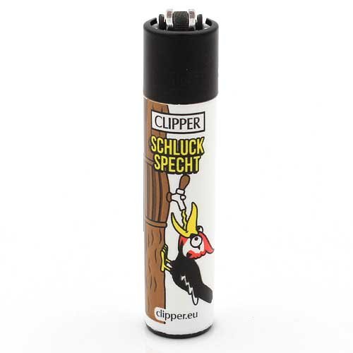 Clipper Feuerzeug Bier 2 - 4v4 SCHLUCK SPECHT