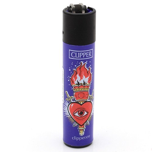 Clipper Feuerzeug Tattoo 3 - 3v4 BURNING HEART