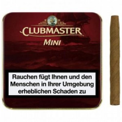 Clubmaster Zigarillos Mini Red ohne Filter